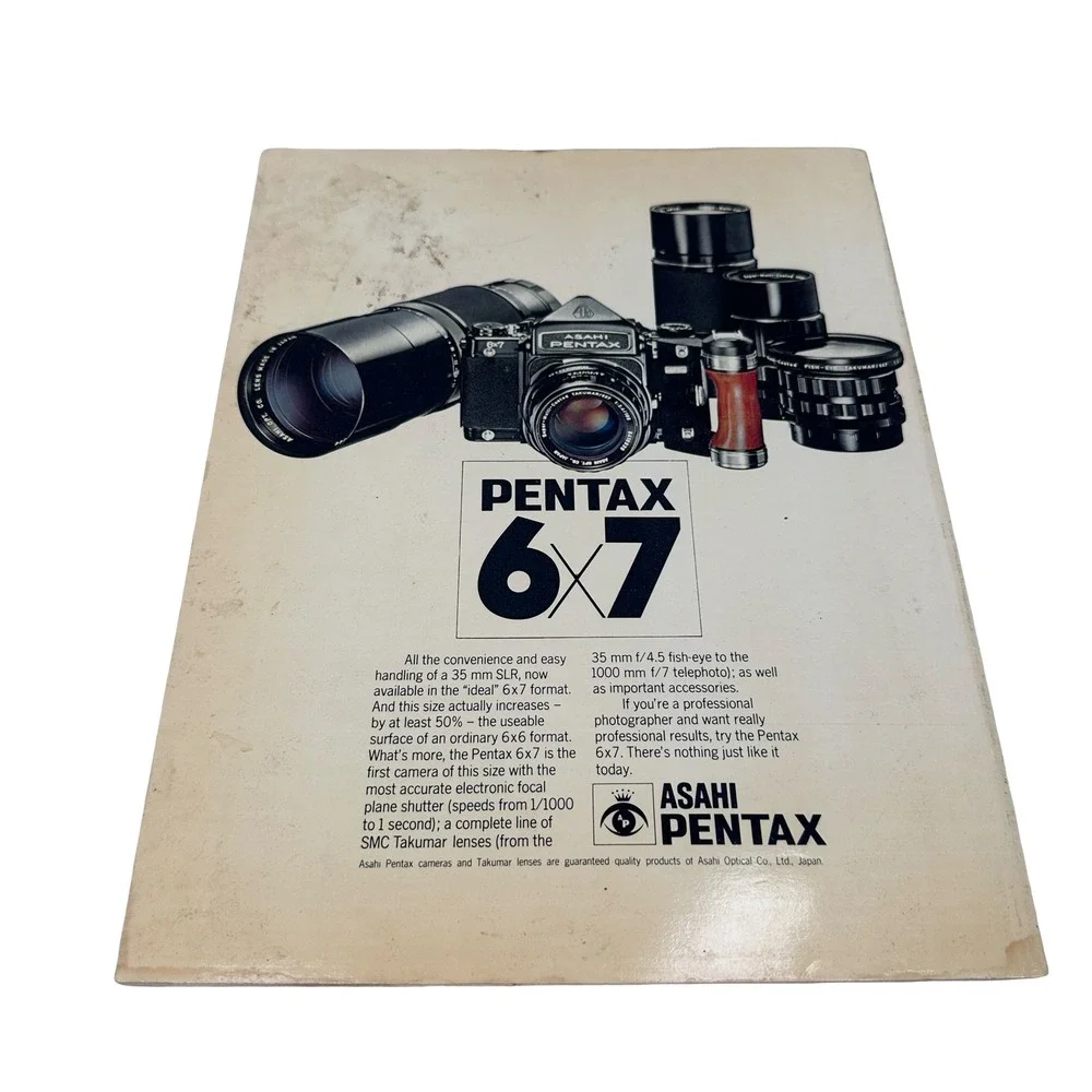 Vintage Camera Magazine July 1974 No 7 Fulvio Roiter Marketa Luskacova Pentax Ad